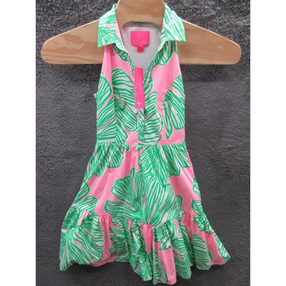 Lilly Pulitzer Dresses & Skirts - NWT Lilly Pulitzer Trisha Shirt Dress Who Let The Fronds Out Mandevilla Pink 0